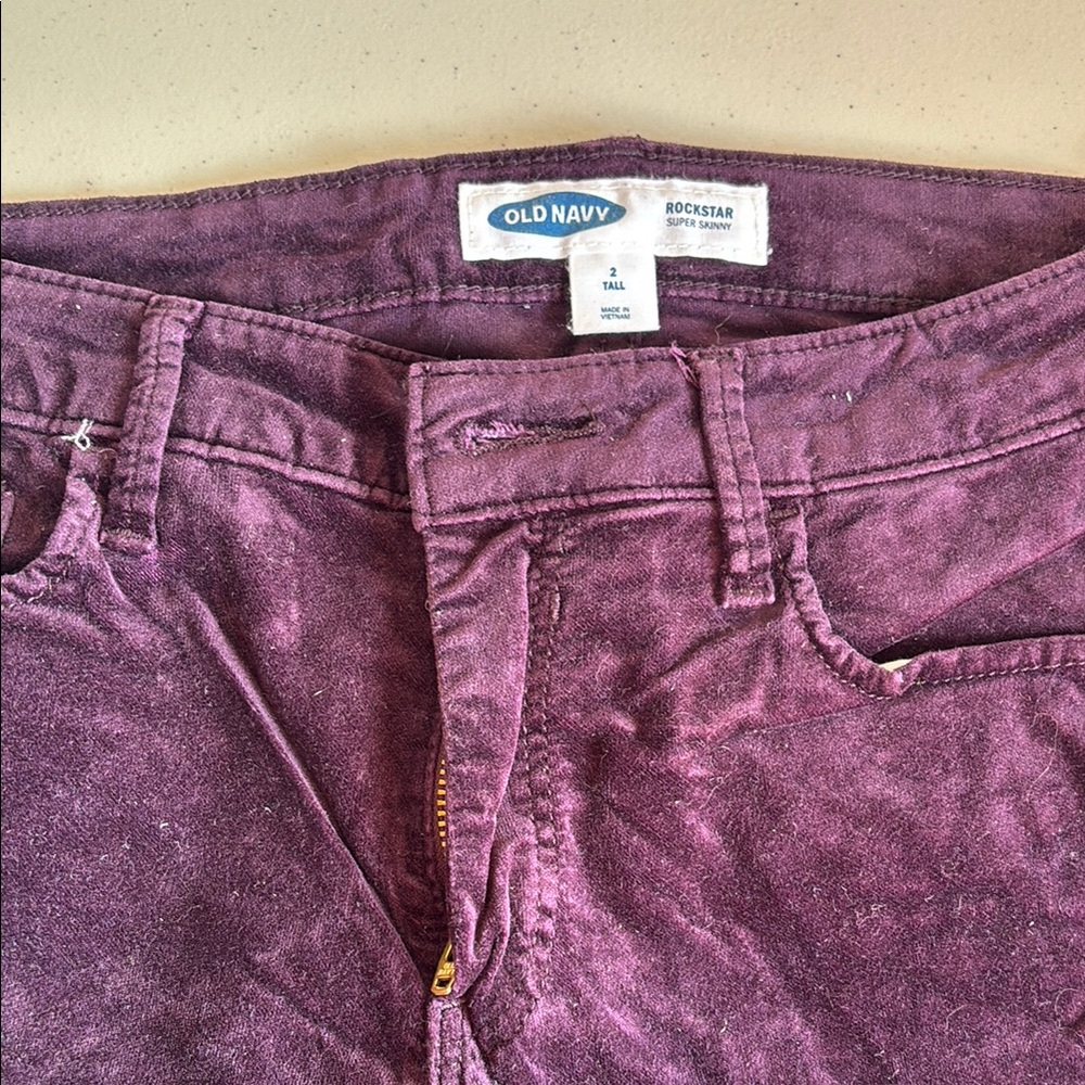 Old Navy Women's Rockstar Purple Jeans